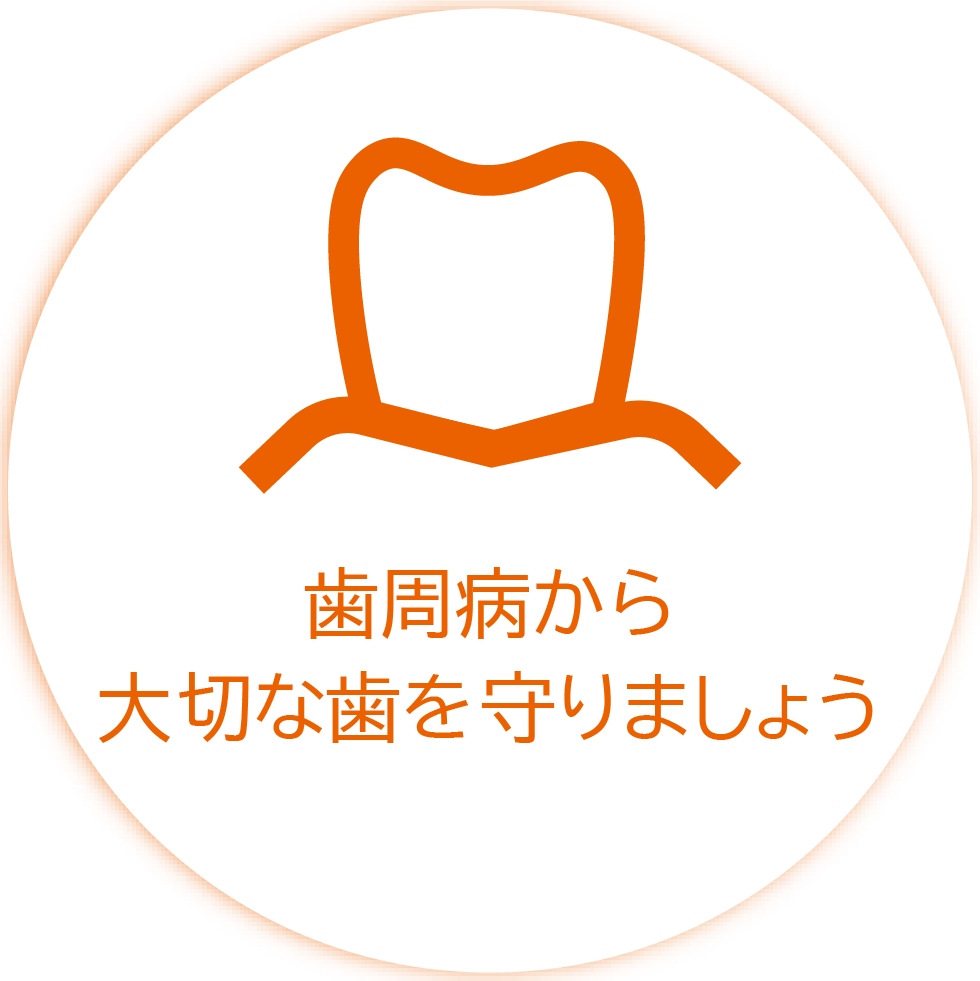 歯周病から大切な歯を守りましょう